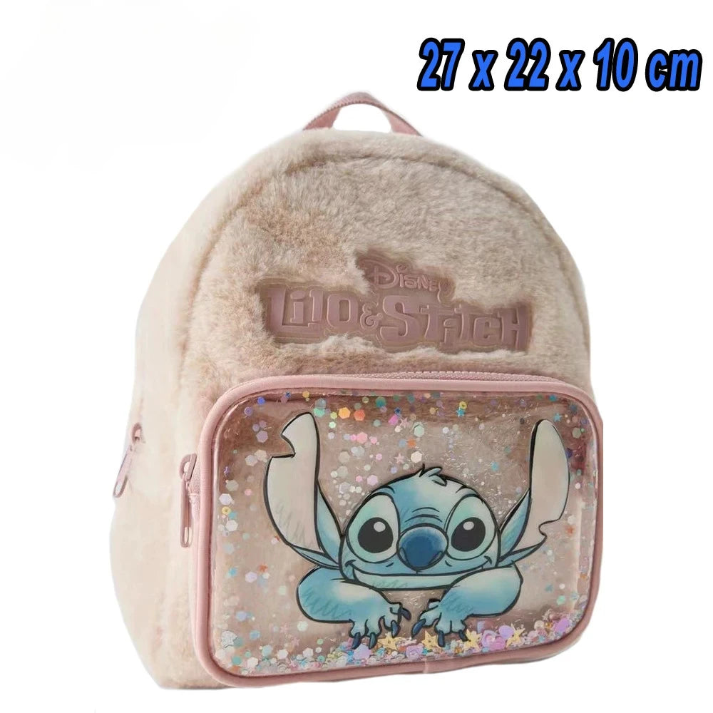 Backpack Plush Disney Stitch Big Capacity For School Days