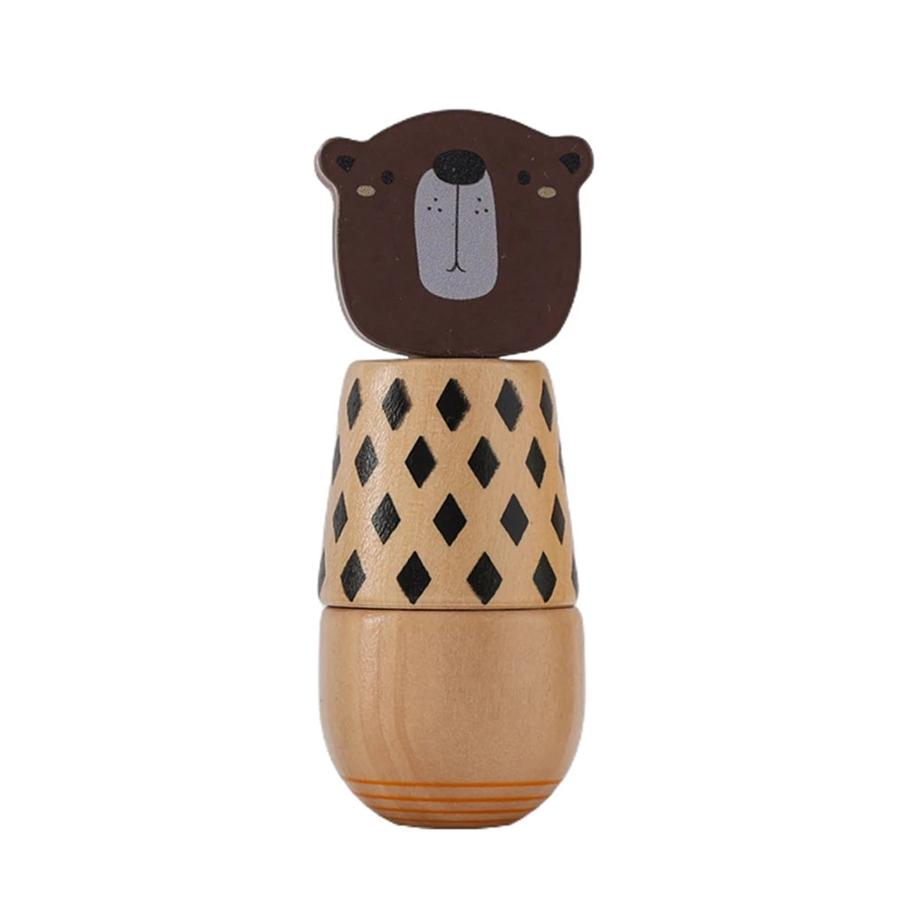 BPA Free Baby Toys Wooden Rattles Silicone Ring Rattles And Mobiles For 0 To 12 Months Sensory Toys Wooden Teether Gift