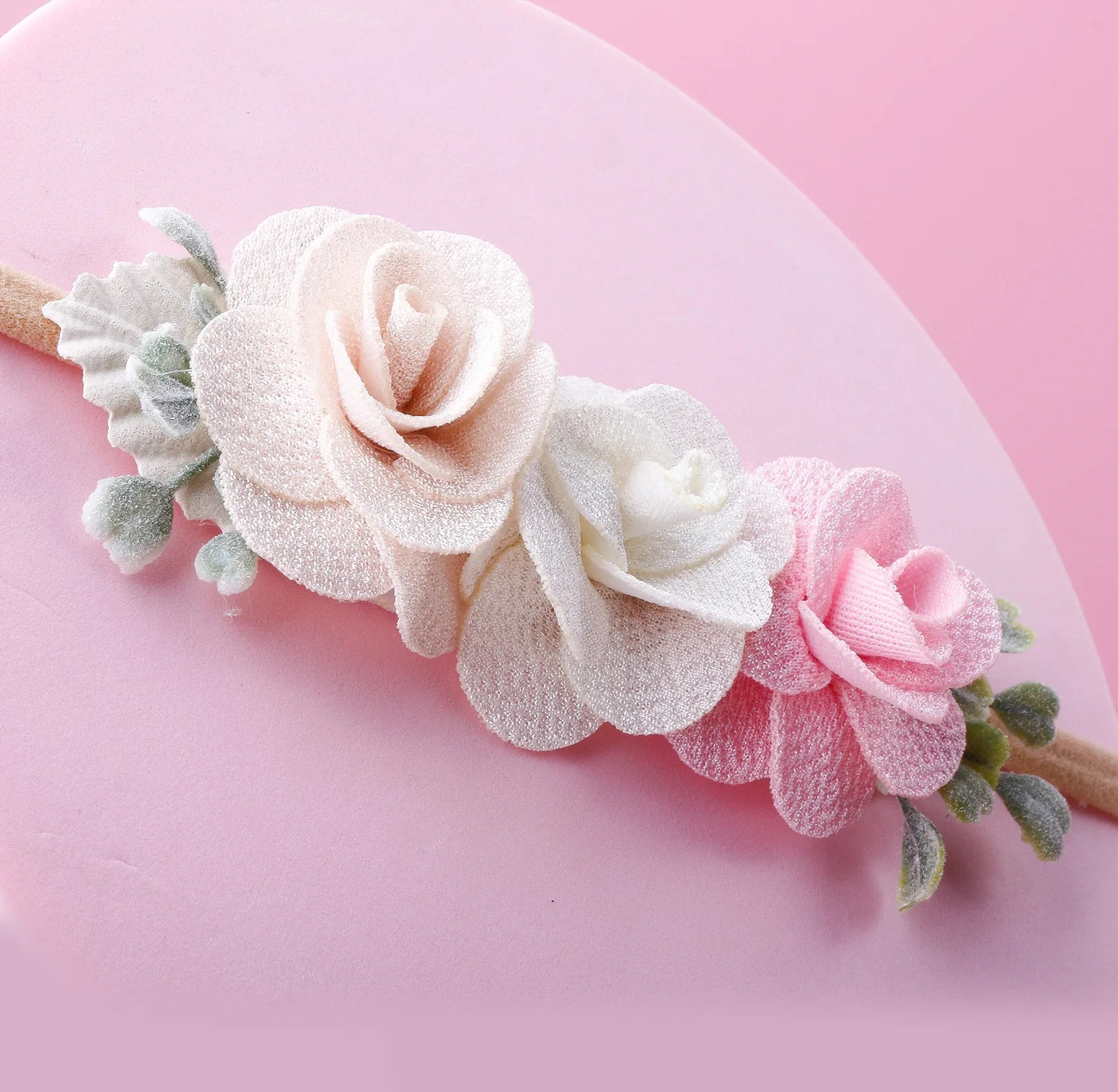 Beautiful Lovely Baby Flower Headbands Newborn Head Band for 0-12 Months Infant Headband Boutique Headwear High Elastic