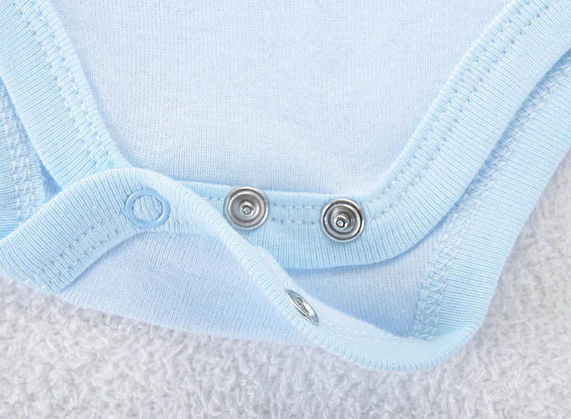 5Pcs Baby Bodysuits 3M-24M Winggle-in Cotton Infant Long Sleeve Bodysuit