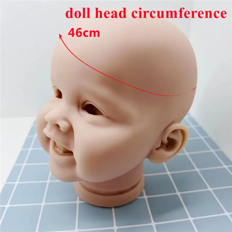 NPK 70cm Reborn Toddler Doll Sticked Hair Wig 28inch Silicone Realistic Reborn Baby Dolls Hair Wig DIY Doll Accessory