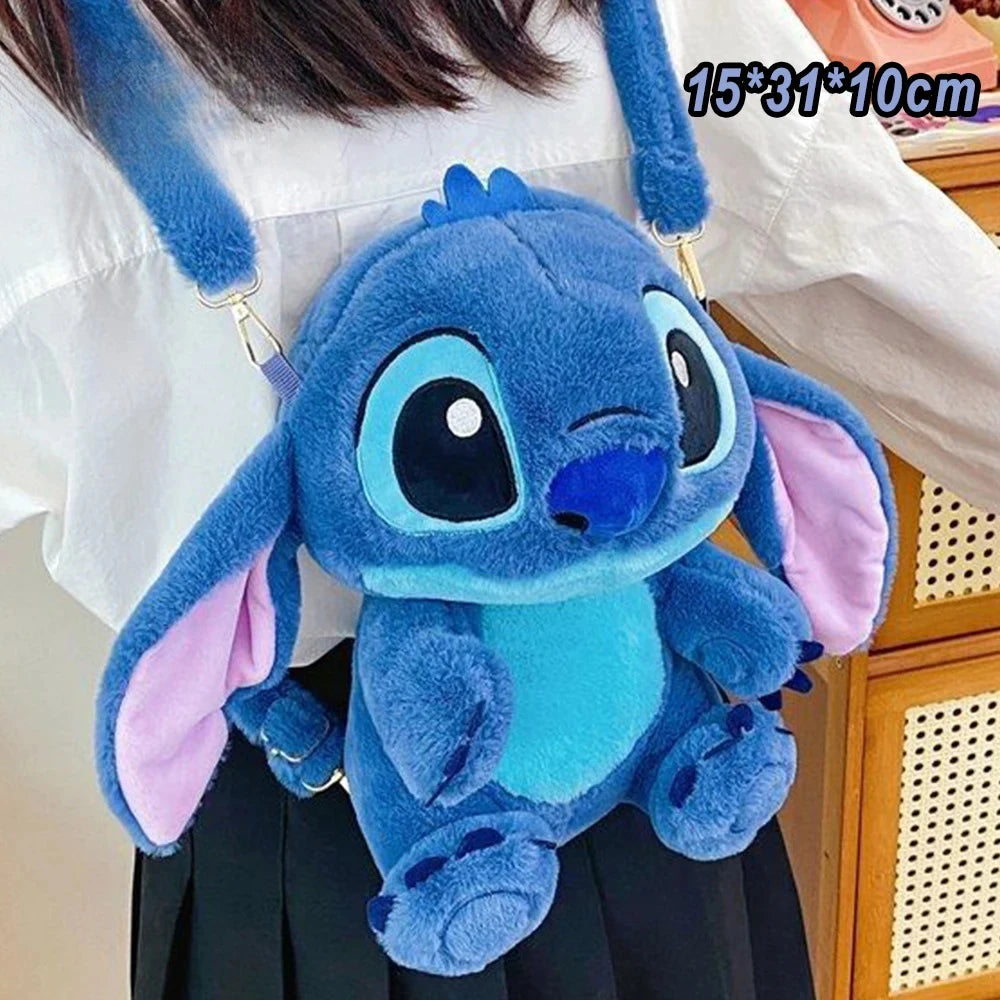 Backpack Plush Disney Stitch Big Capacity For School Days
