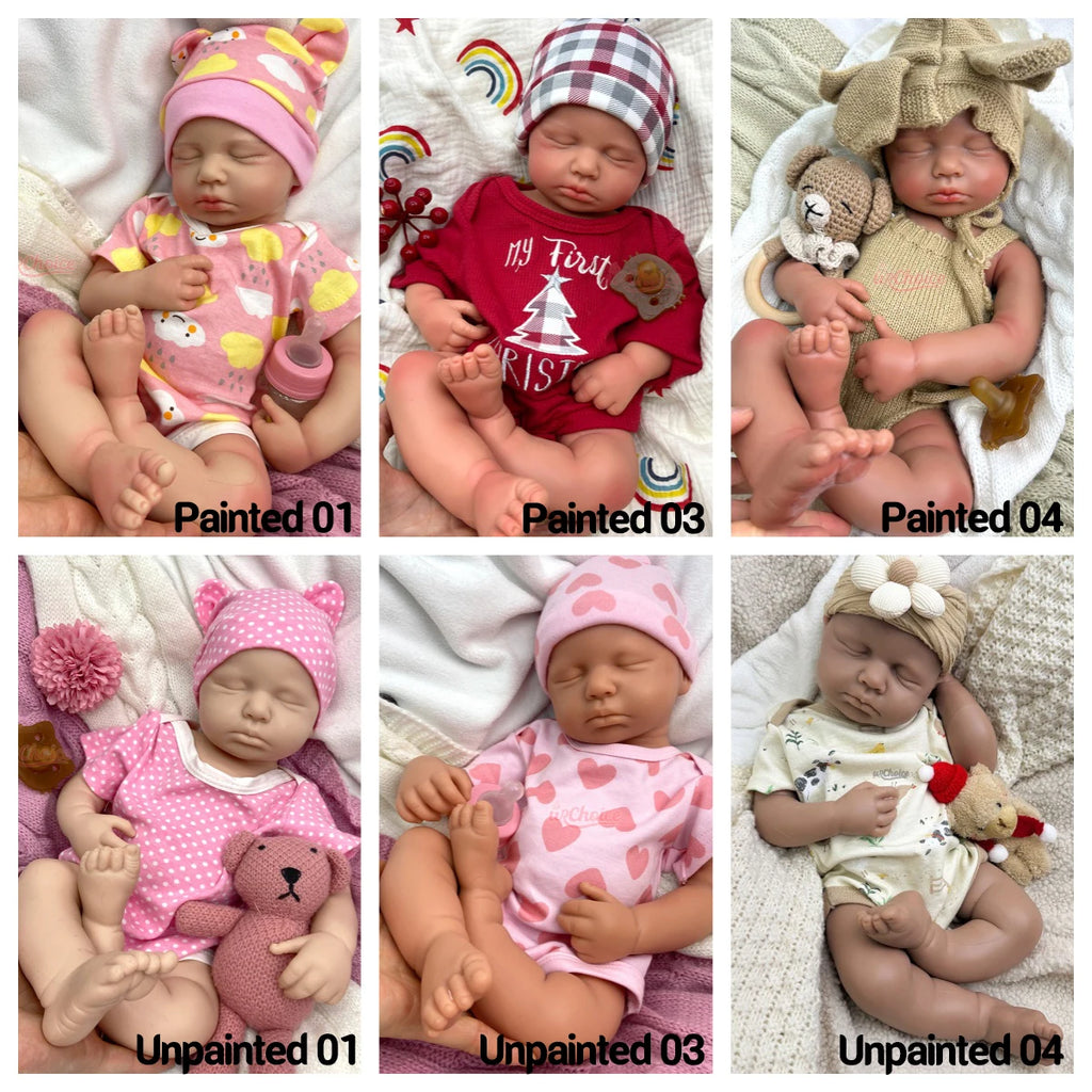 Reborn Doll Silicone Platinum Lifelike One To One Proportions