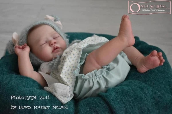 16 Inch Zori Reborn Doll Kit Cloth Body Unpainted Soft Touch DIY