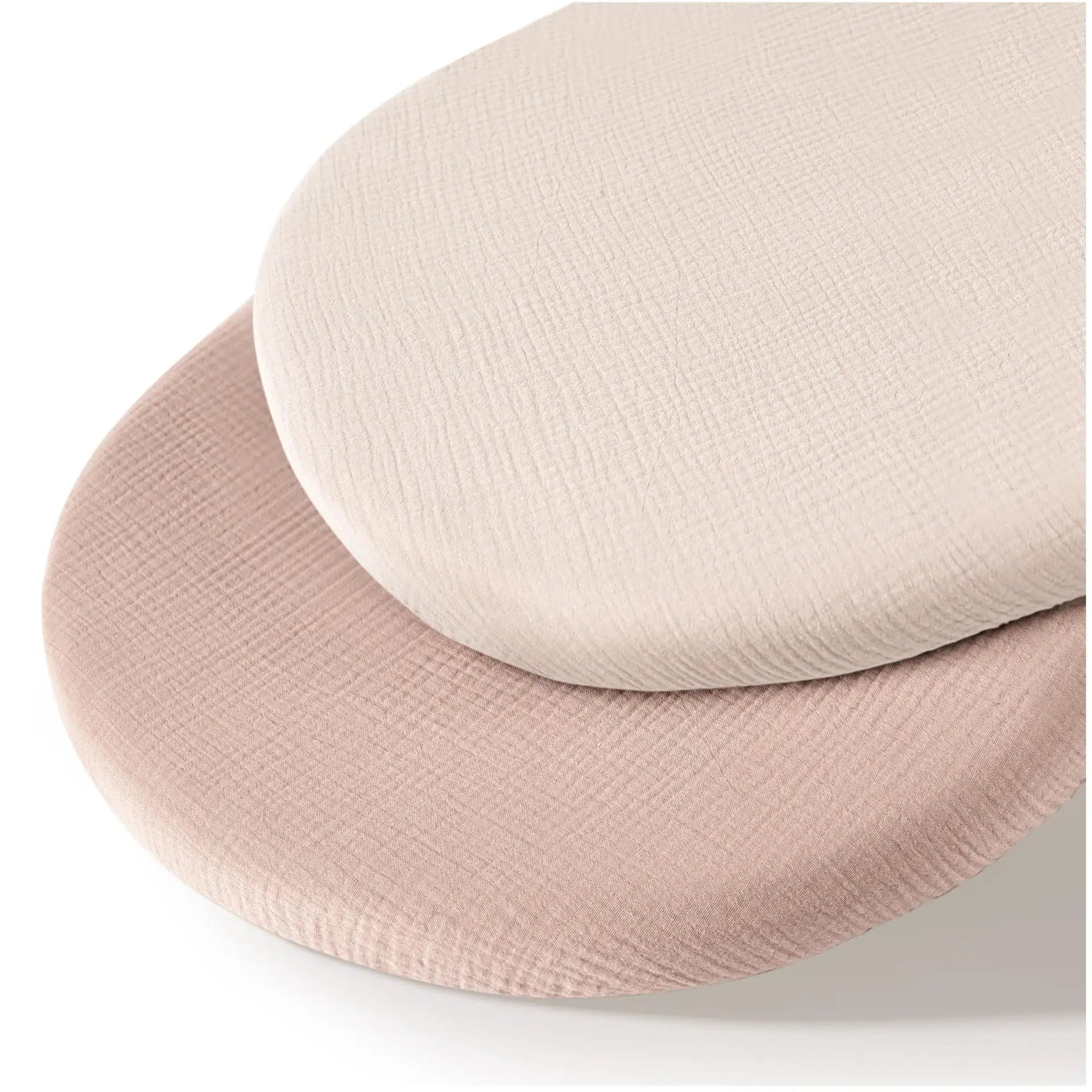 Two Pack Breathable Cotton Baby Crib Fitted Sheets Universal 32x17 Inches Soft and Cozy For Your Newborn