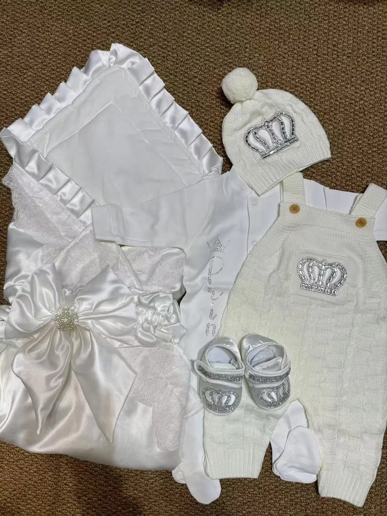 Your Newborn Baptism Outfit Gift Set For Homecoming