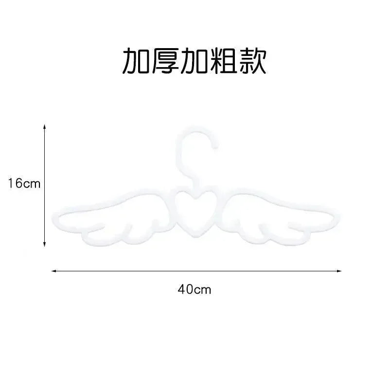 20/10/5pcs Hanger Angel Love Clothes Hanger Household Seamless Cute Clothes Hanger Tie Scarf Drying Clothes Rack Wholesale