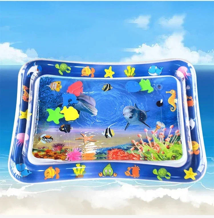 Baby Tummy Time Sensory Water Mat PVC Activity Play Mat