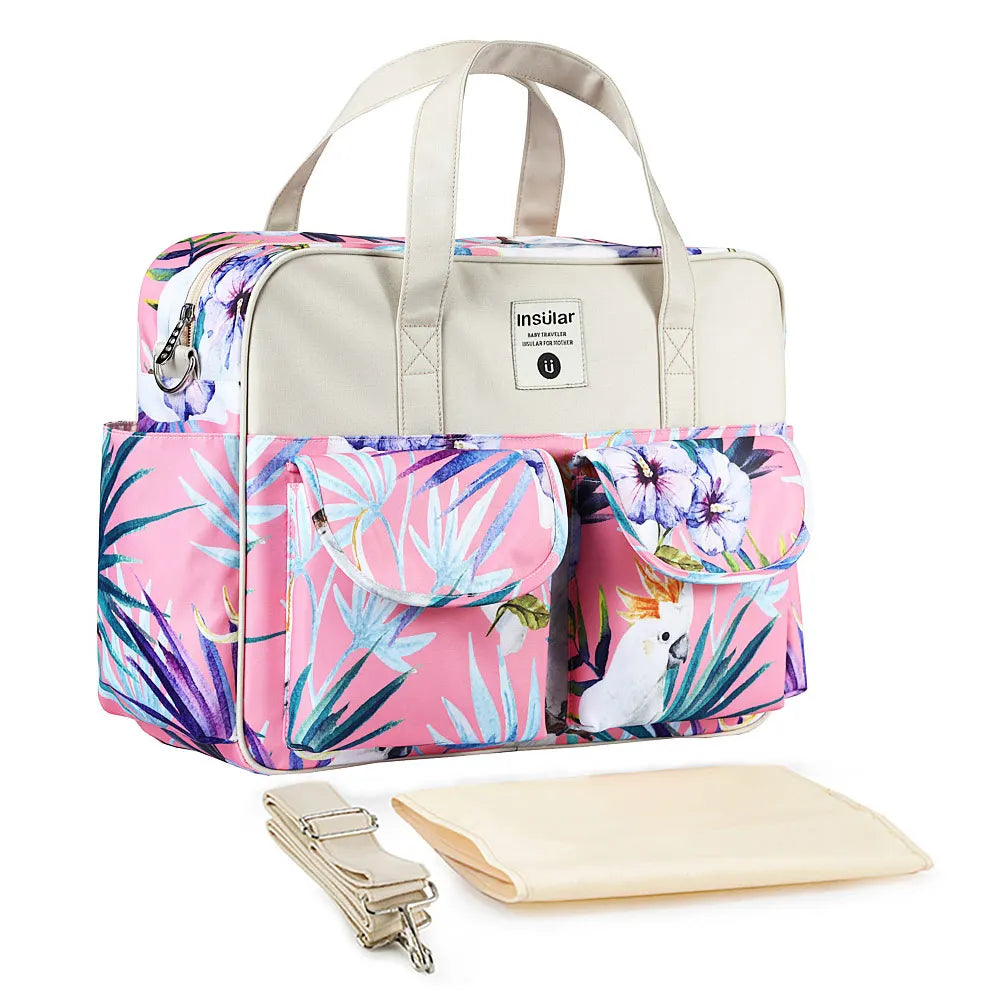 New Style Waterproof Diaper Bag Large Capacity Messenger Travel Bag Multifunctional Maternity Baby Stroller Bag