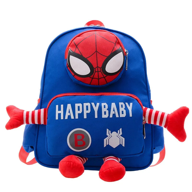 Disney backpack fashion cartoon cute boys and girls backpack lightweight anti-lost kindergarten bag