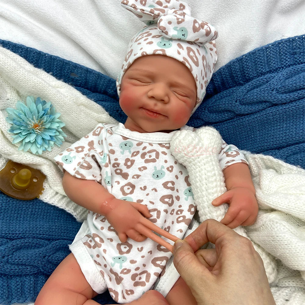 20 Inch Full Body Silicone Reborn Baby Girl/Boy Anatomically Correct Realistic 3D Skin Tone