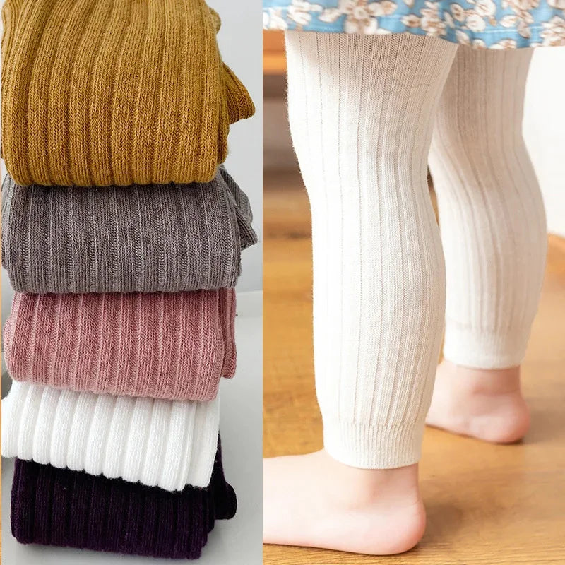 Kids Knit Leggings – Cotton Blend, 0–6 Years