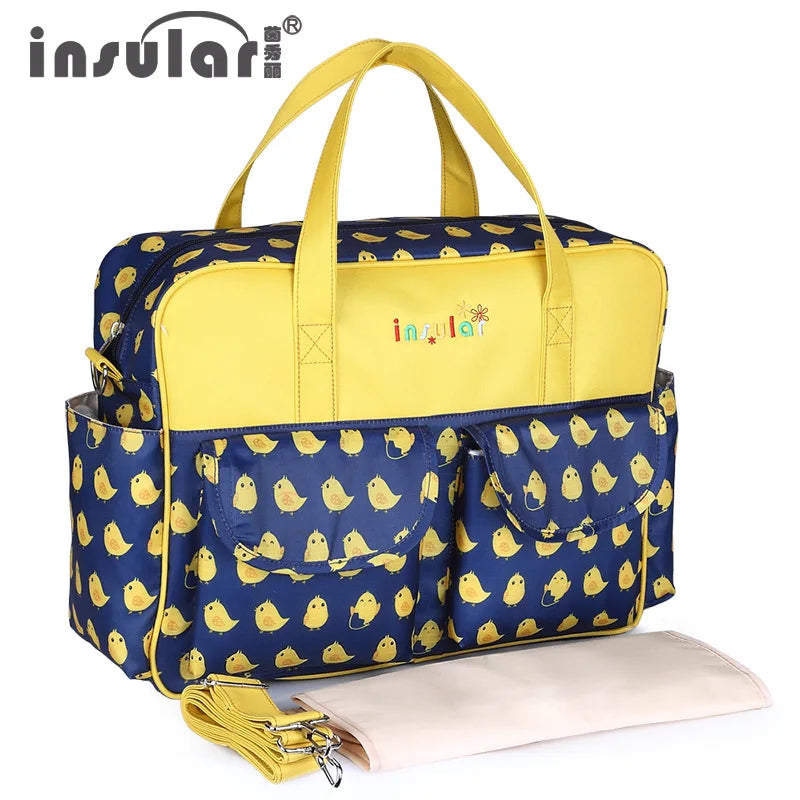 New Style Waterproof Diaper Bag Large Capacity Messenger Travel Bag Multifunctional Maternity Baby Stroller Bag