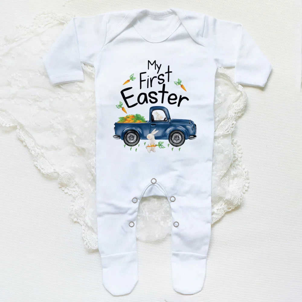 Your Perfect My First Easter Unisex Baby Sleepsuit Romper For Cozy Hospital Homecoming