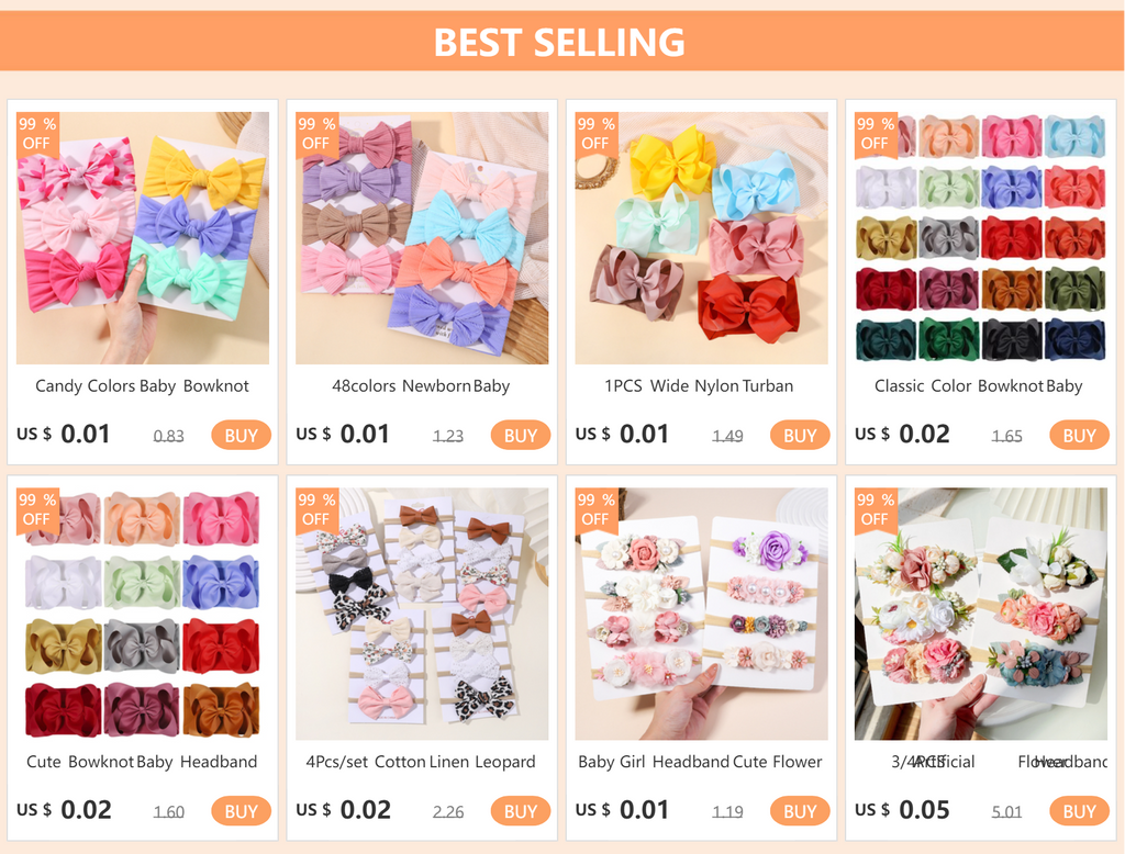 Baby Girl Headband Cute Flower Elastic Hair Band Newborn Head Toddler Headband Headwear Baby Hair Accessories Christmas Gifts