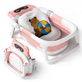 Foldable Baby Bath with Soft Cushion Temperature Display