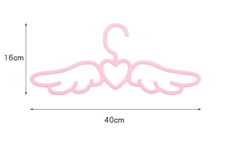 20/10/5pcs Hanger Angel Love Clothes Hanger Household Seamless Cute Clothes Hanger Tie Scarf Drying Clothes Rack Wholesale