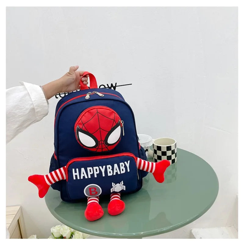 Disney backpack fashion cartoon cute boys and girls backpack lightweight anti-lost kindergarten bag