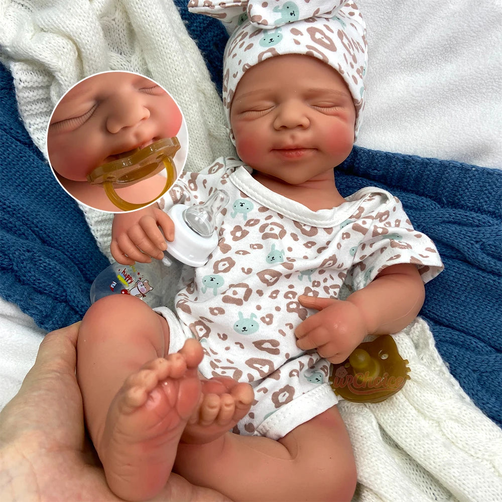 20 Inch Full Body Silicone Reborn Baby Girl/Boy Anatomically Correct Realistic 3D Skin Tone