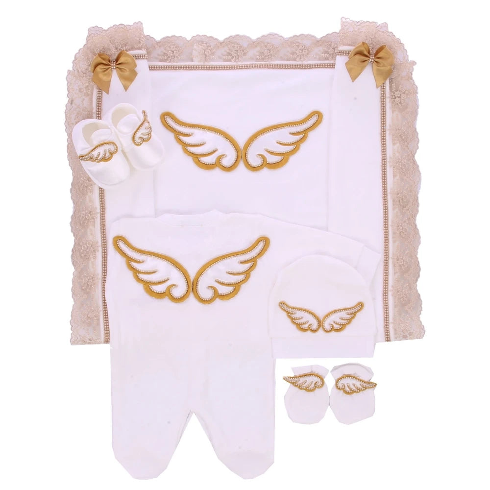 Your Newborn Welcome Set Soft Cotton Outfit And Blanket