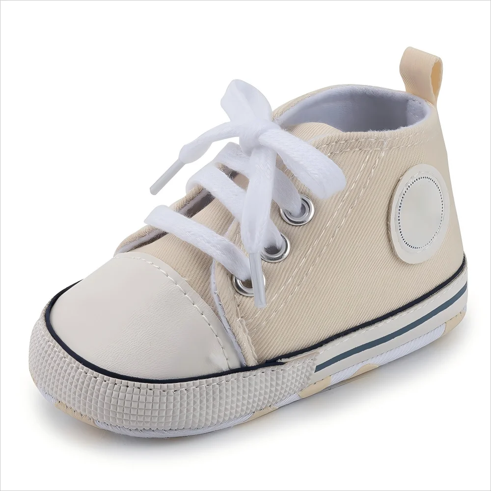 Unisex Baby Canvas Shoes 0 To 18 Months Multicolor Classic Casual Anti Slip Soft Sole First Walkers