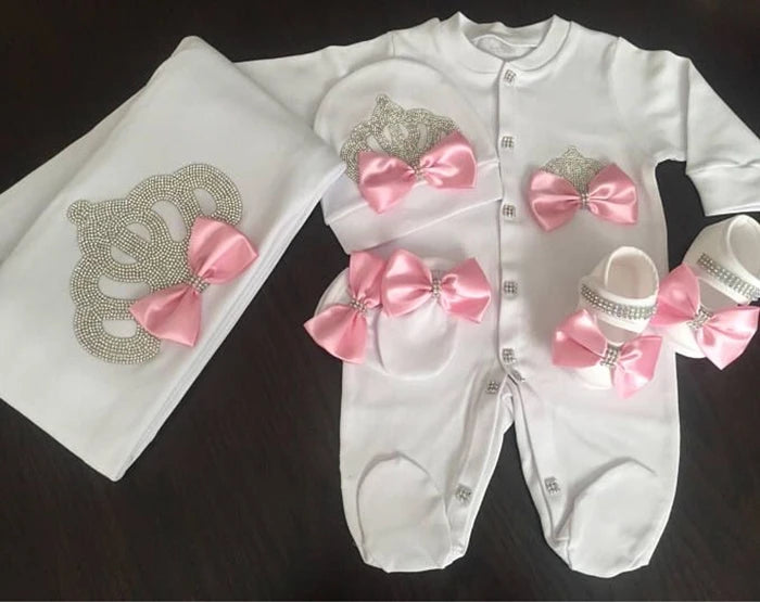 Your Newborn Welcome Set Soft Cotton Outfit And Blanket