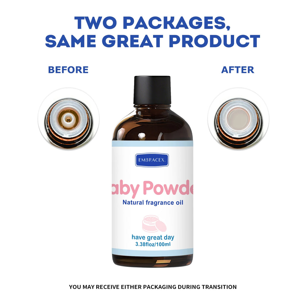 100ml Baby Powder Essential Oil Car Air Freshener Oil For Diffusers, DIY Projects, Warm Scent Candle Making, Gift for Friends