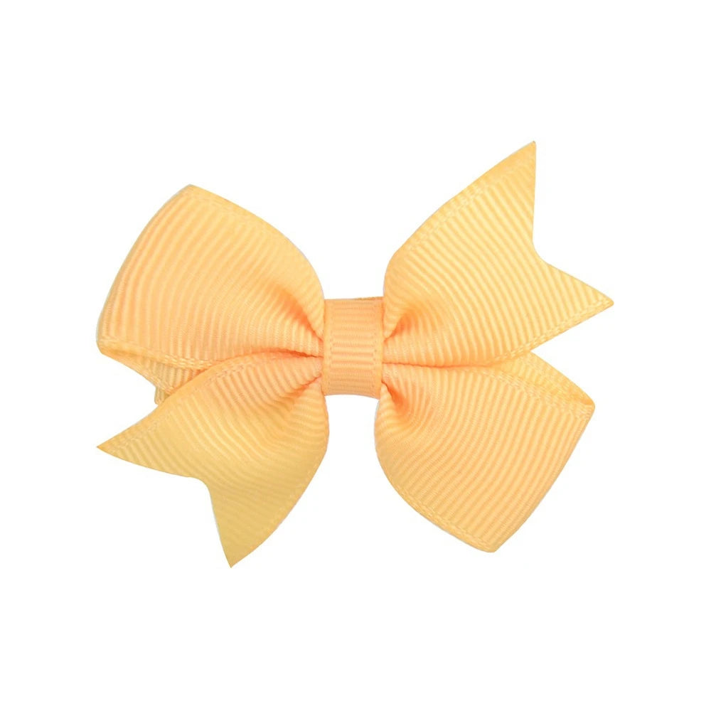20PCS 2.2'' Baby Hair Clips Newborn Girls Fully Lined Tiny Hair Bows Alligator Clips for Infants Toddlers Photography Props