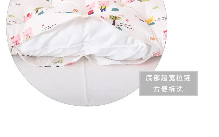 5pcs Nordic Crown Cushion Cot Bumpers Baby Bed Bedding Kit Baby Bedding Cotton Removable Washable Baby Crib Side Protector Set