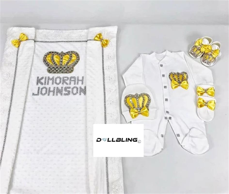 Your Newborn Welcome Set Soft Cotton Outfit And Blanket