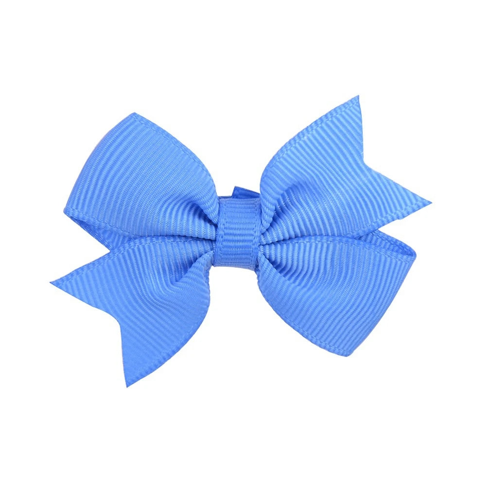 20PCS 2.2'' Baby Hair Clips Newborn Girls Fully Lined Tiny Hair Bows Alligator Clips for Infants Toddlers Photography Props