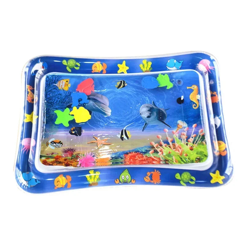 Baby Tummy Time Sensory Water Mat PVC Activity Play Mat