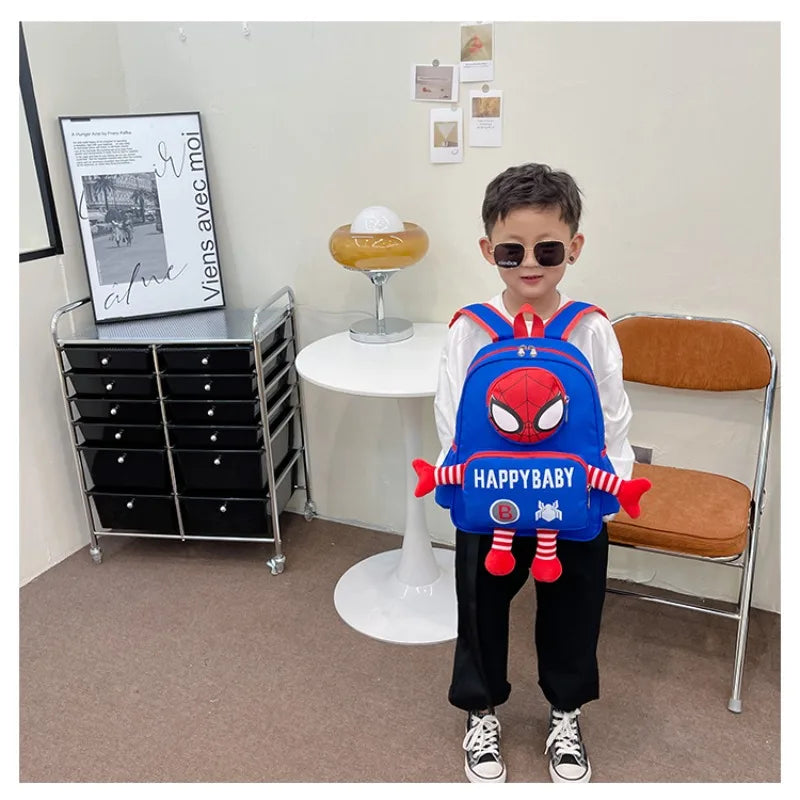 Disney backpack fashion cartoon cute boys and girls backpack lightweight anti-lost kindergarten bag