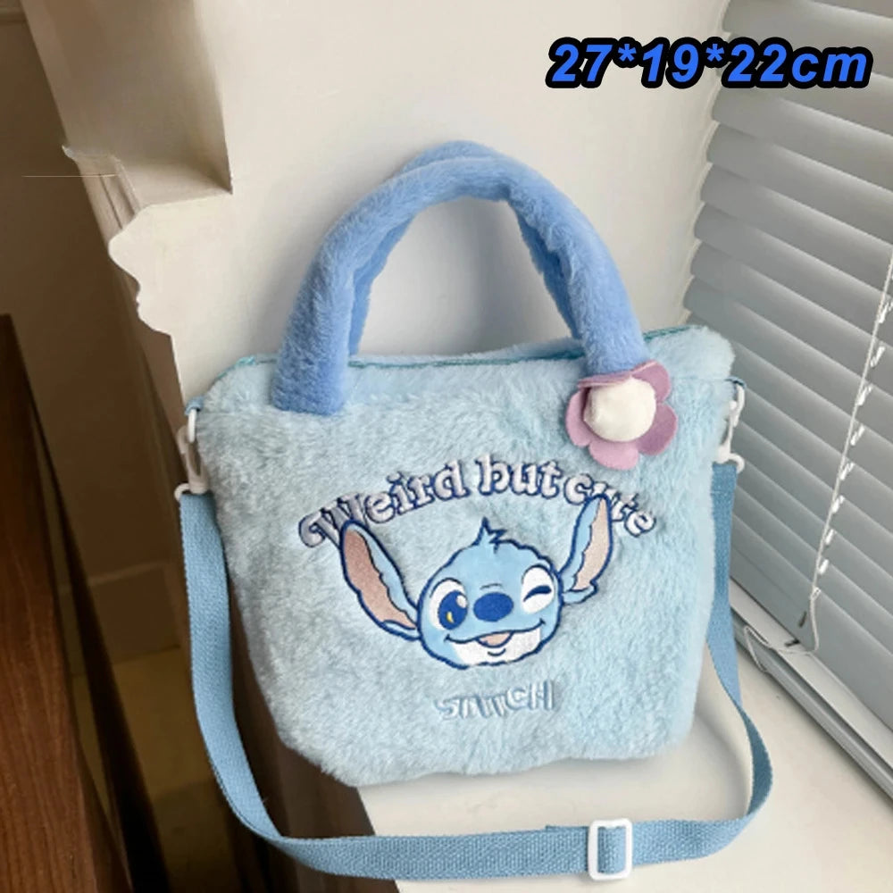 Backpack Plush Disney Stitch Big Capacity For School Days