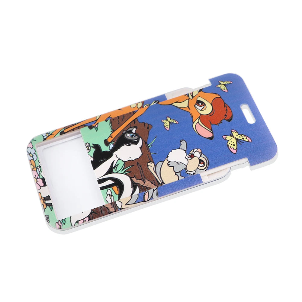 Cartoon Bambi Neck Straps Lanyard Keychain ID Credit Card Cover Pass Mobile Phone Key Ring Badge Holder Jewelry Accessories