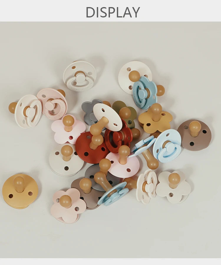 High Quality Baby Silicone Pacifier Solid Color Baby Nipple Accessories BPA Free Soft Newborn Dummy For Babies Toy