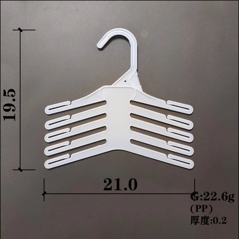 5 Layers 3 Layers Plastic Baby Clothes Hanger Rack Kids Children Garment Suit Clothing Closet Organizer 20Pcs Lot