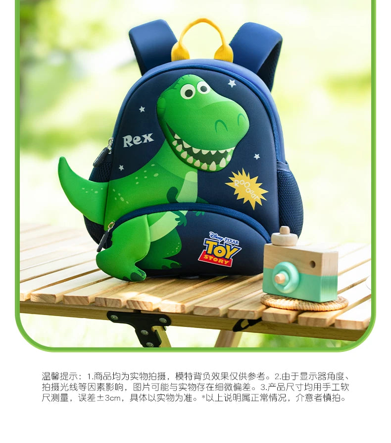 Toy Story Orthopedic Backpack Woody Buzz Lightyear Rex Ultra Light Spine Protection School Bag Kindergarten Primary Student Gift