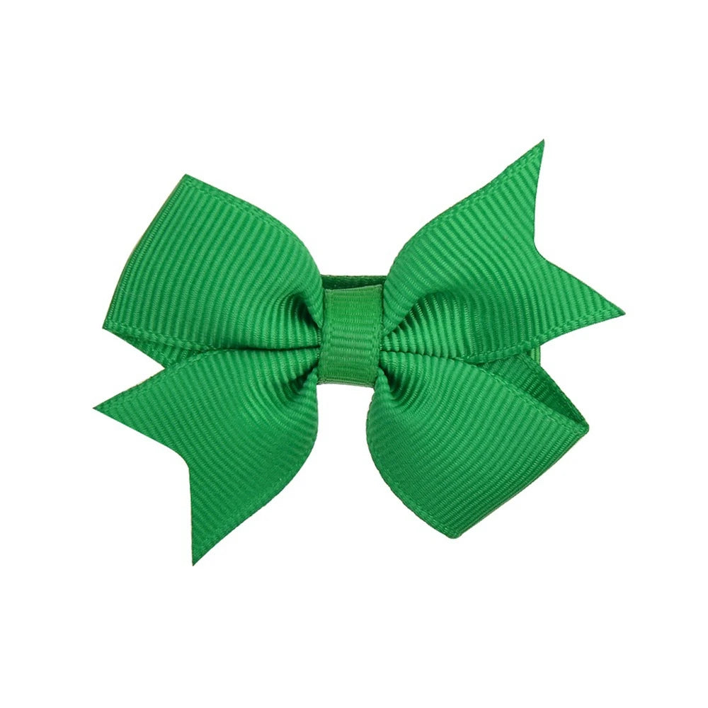 20PCS 2.2'' Baby Hair Clips Newborn Girls Fully Lined Tiny Hair Bows Alligator Clips for Infants Toddlers Photography Props