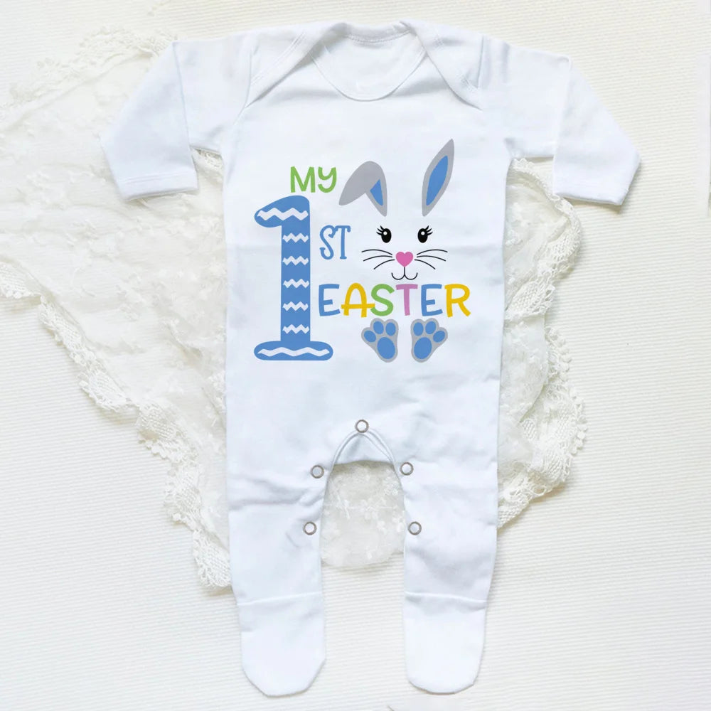 Your Perfect My First Easter Unisex Baby Sleepsuit Romper For Cozy Hospital Homecoming