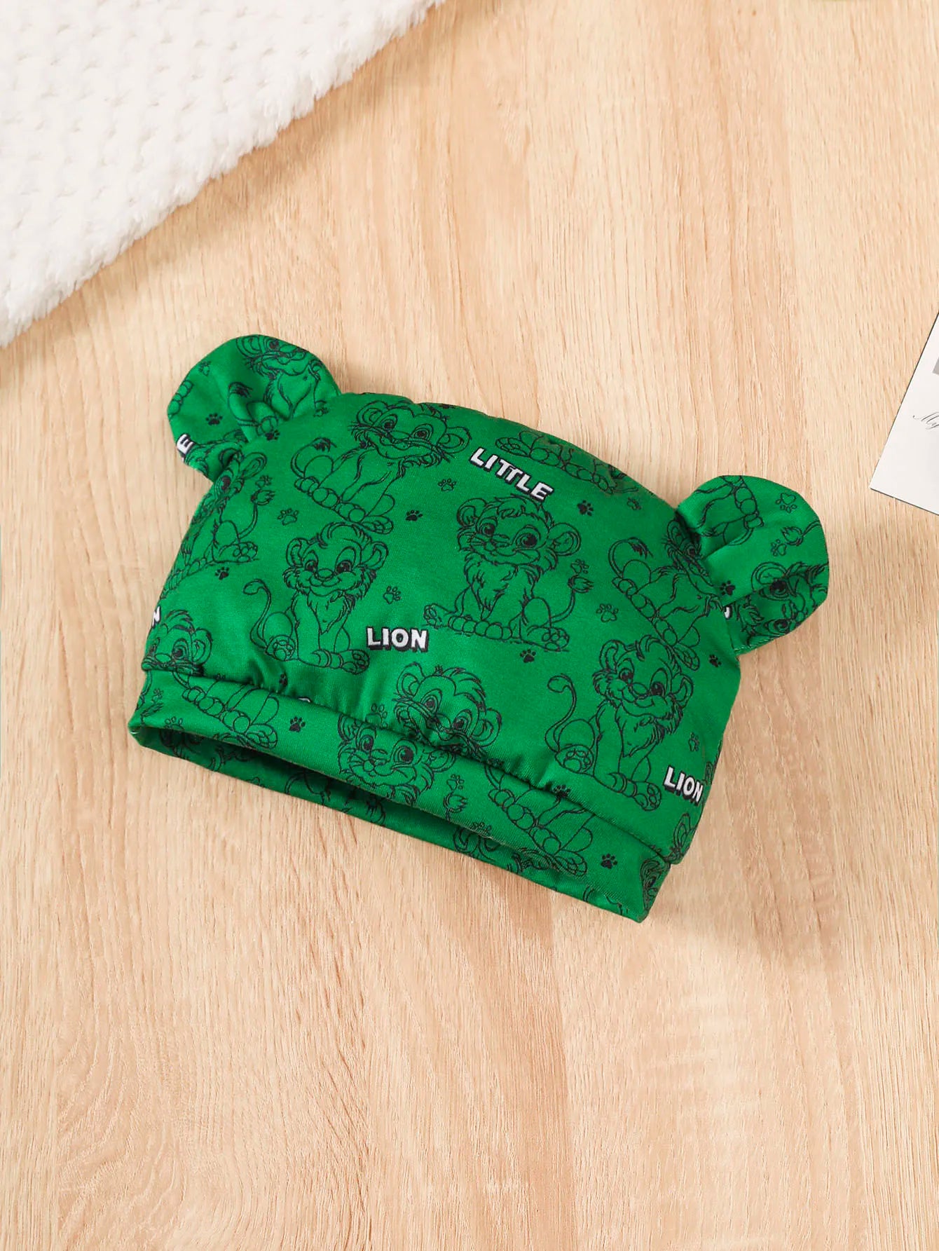 Newborn Boy Baby Set Cartoon Small Lion Print Long Sleeve Bodysuit and Pants 2Pcs/ Set for Boys 0-18 Months Spring  Autumn Set