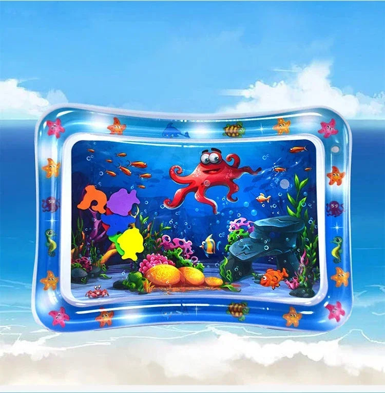 Baby Tummy Time Sensory Water Mat PVC Activity Play Mat