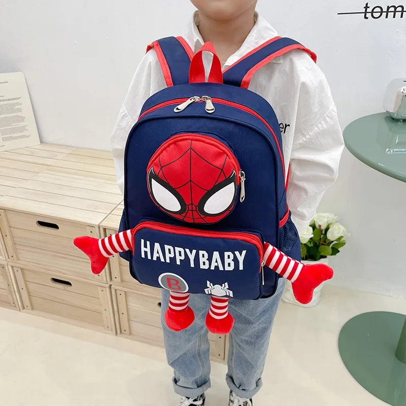 Disney backpack fashion cartoon cute boys and girls backpack lightweight anti-lost kindergarten bag