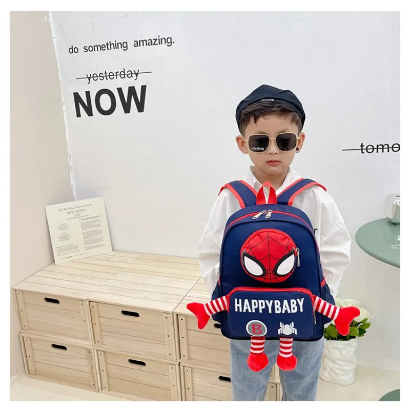Disney backpack fashion cartoon cute boys and girls backpack lightweight anti-lost kindergarten bag