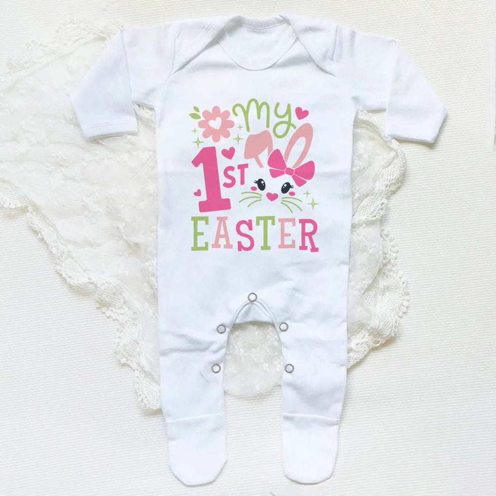 Your Perfect My First Easter Unisex Baby Sleepsuit Romper For Cozy Hospital Homecoming