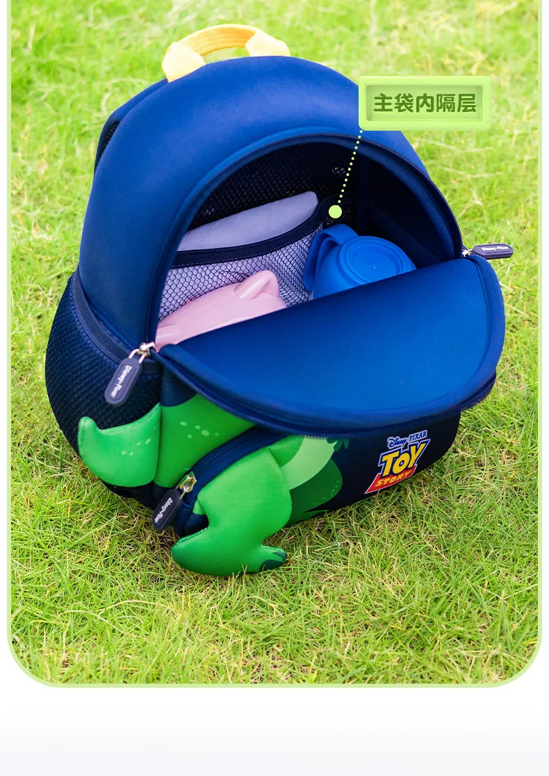 Toy Story Orthopedic Backpack Woody Buzz Lightyear Rex Ultra Light Spine Protection School Bag Kindergarten Primary Student Gift