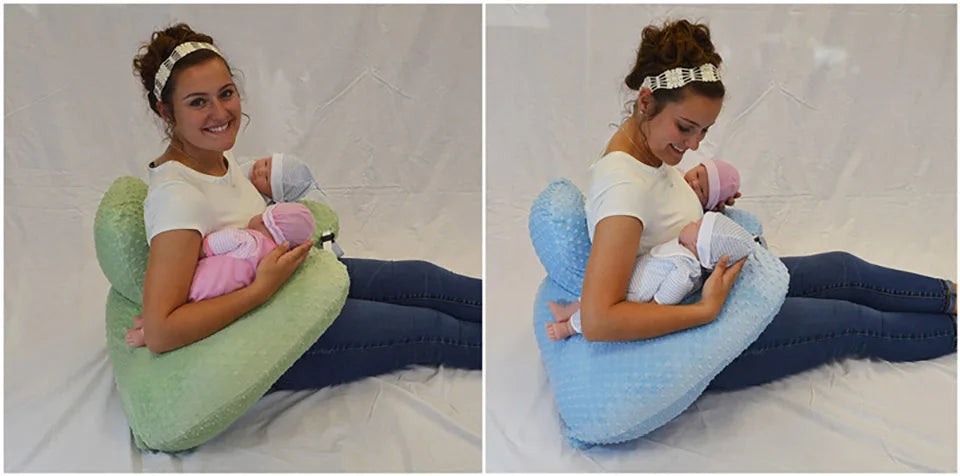 Baby Pillow Bubble Detachable Nursing Pad For Twins Soft Baby Anti-Spitting Milk Cushion Multifunctional Breastfeeding Pillow