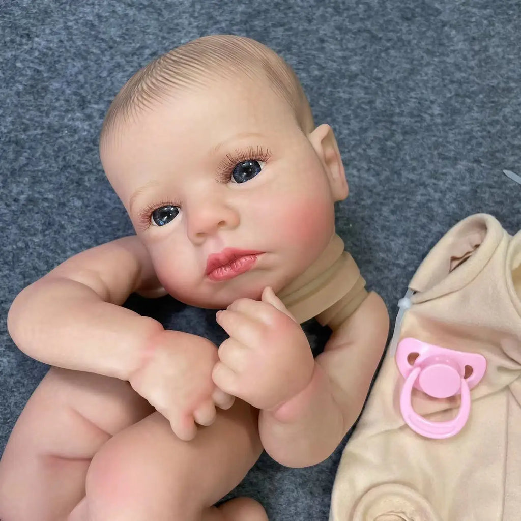 Reborn Baby Kit Vinyl Painted Skin Unassembled Doll Parts