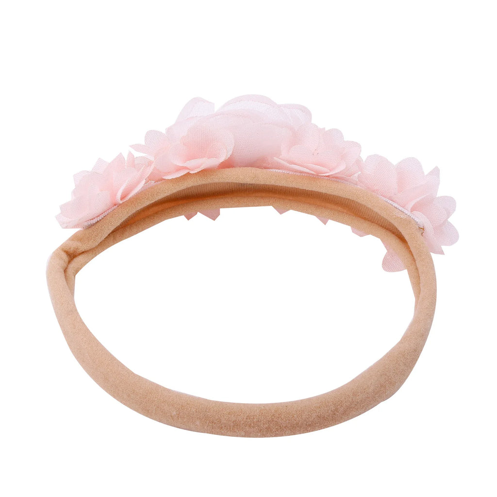 Beautiful Lovely Baby Flower Headbands Newborn Head Band for 0-12 Months Infant Headband Boutique Headwear High Elastic