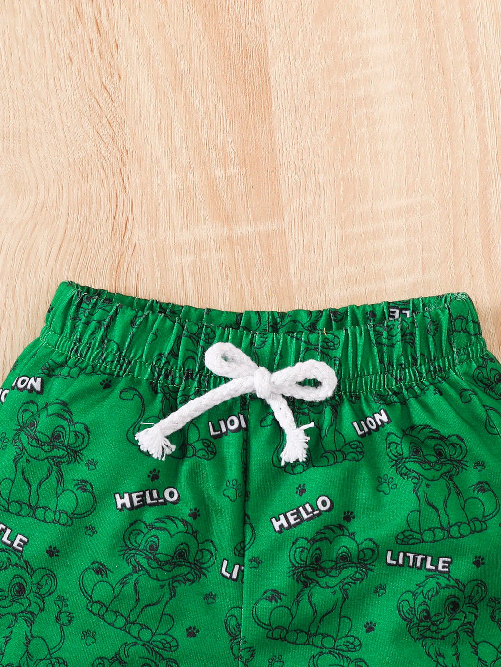 Newborn Boy Baby Set Cartoon Small Lion Print Long Sleeve Bodysuit and Pants 2Pcs/ Set for Boys 0-18 Months Spring  Autumn Set
